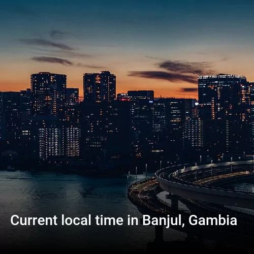Current local time in Banjul, Gambia