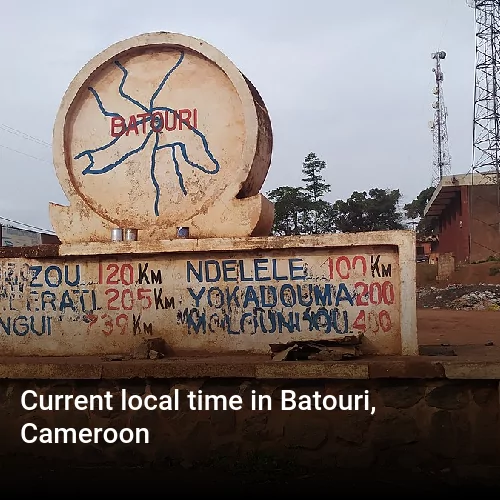 Current local time in Batouri, Cameroon