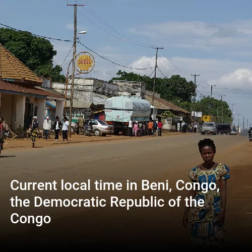 Current local time in Beni, Congo, the Democratic Republic of the Congo