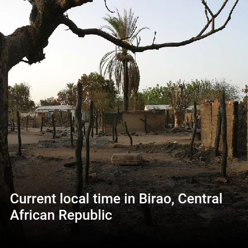 Current local time in Birao, Central African Republic