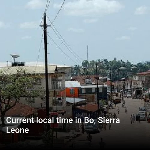 Current local time in Bo, Sierra Leone