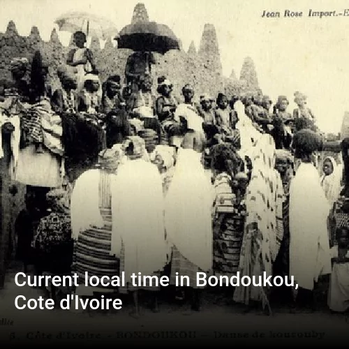 Current local time in Bondoukou, Cote d'Ivoire