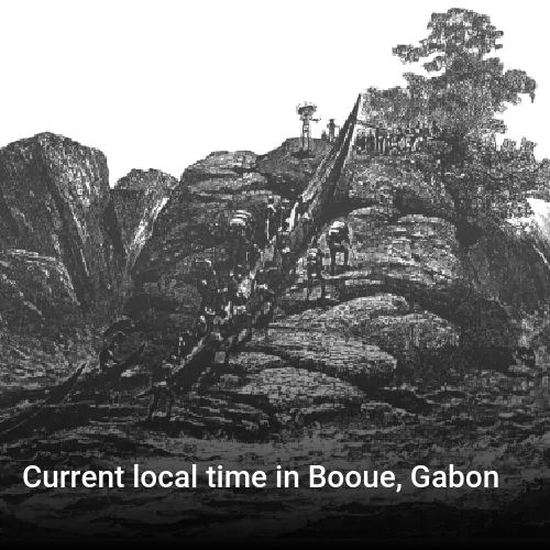 Current local time in Booue, Gabon