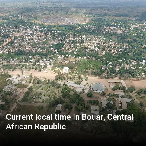 Current local time in Bouar, Central African Republic