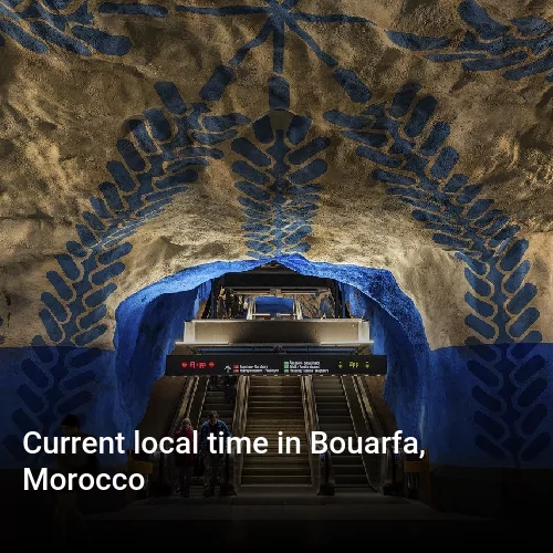 Current local time in Bouarfa, Morocco