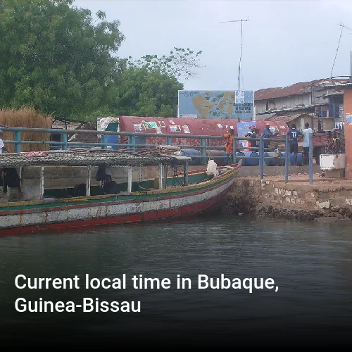 Current local time in Bubaque, Guinea-Bissau