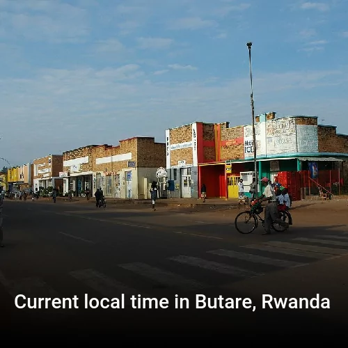 Current local time in Butare, Rwanda