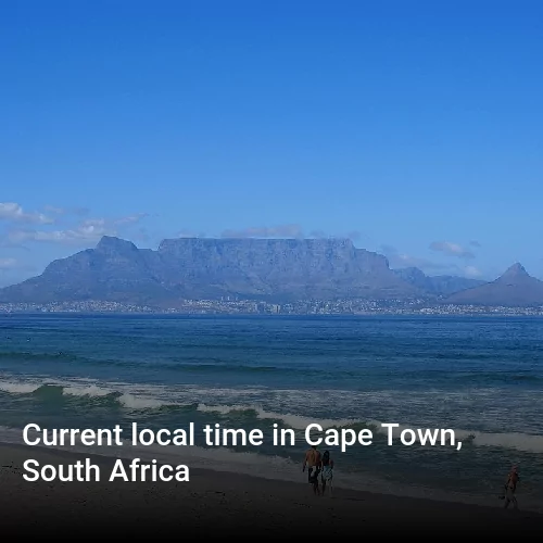 Current local time in Cape Town, South Africa