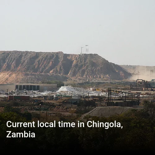 Current local time in Chingola, Zambia
