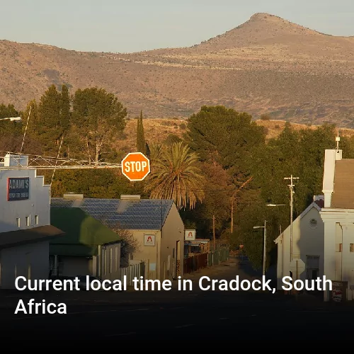Current local time in Cradock, South Africa