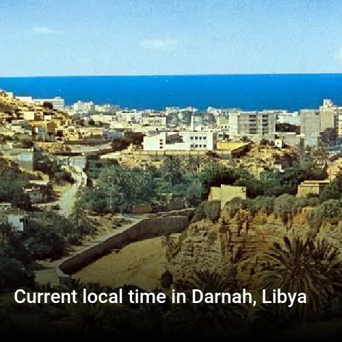 Current local time in Darnah, Libya