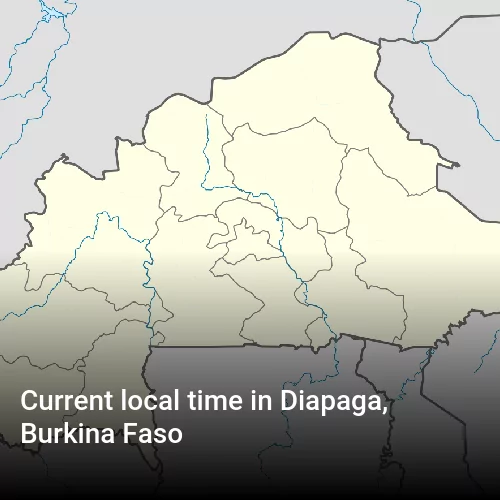 Current local time in Diapaga, Burkina Faso