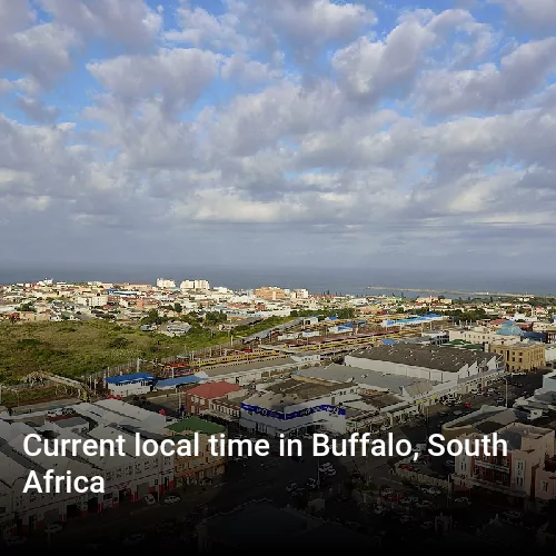 Current local time in Buffalo, South Africa