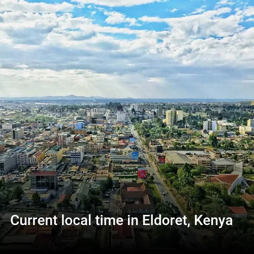 Current local time in Eldoret, Kenya