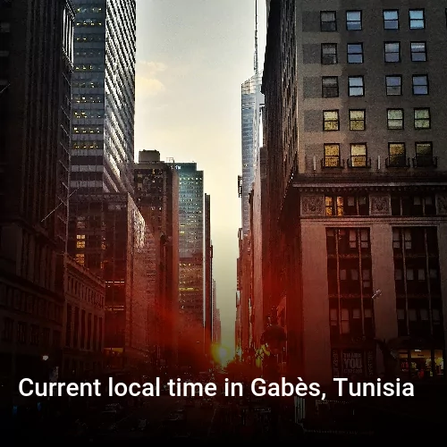Current local time in Gabès, Tunisia