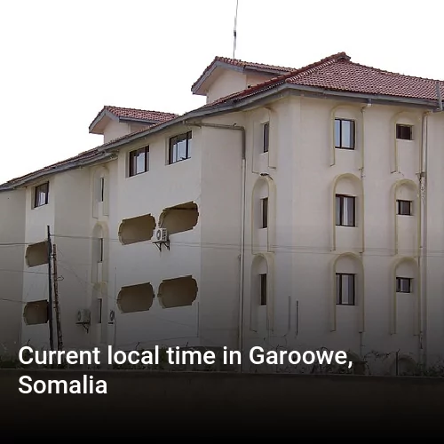 Current local time in Garoowe, Somalia