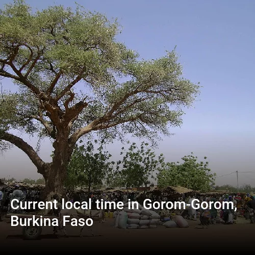 Current local time in Gorom-Gorom, Burkina Faso