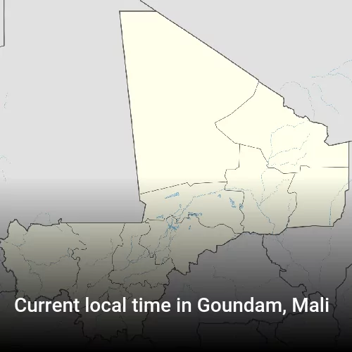 Current local time in Goundam, Mali