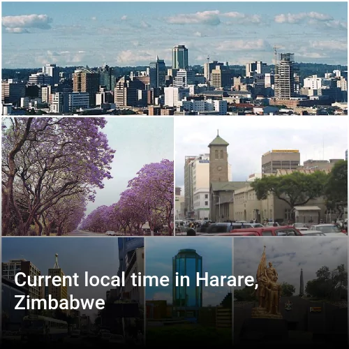 Current local time in Harare, Zimbabwe