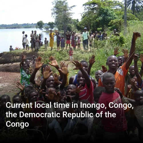Current local time in Inongo, Congo, the Democratic Republic of the Congo