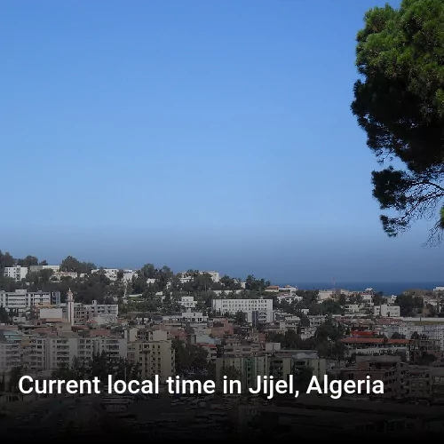 Current local time in Jijel, Algeria
