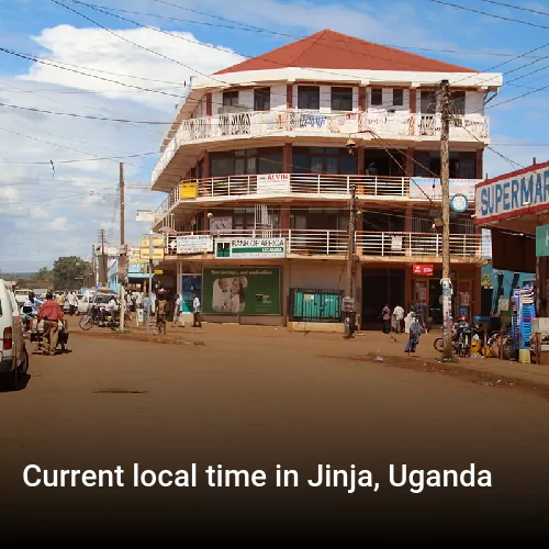 Current local time in Jinja, Uganda
