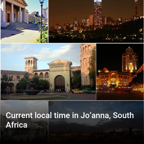 Current local time in Jo’anna, South Africa
