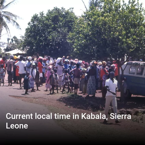 Current local time in Kabala, Sierra Leone