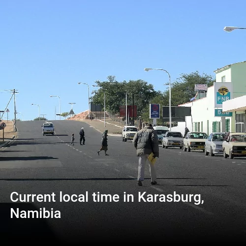 Current local time in Karasburg, Namibia
