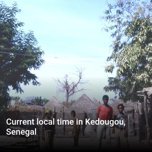 Current local time in Kedougou, Senegal