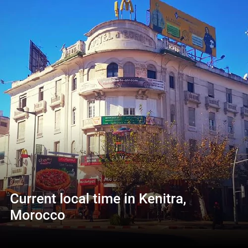Current local time in Kenitra, Morocco