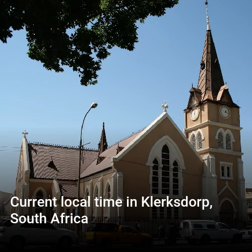 Current local time in Klerksdorp, South Africa