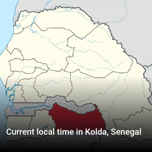Current local time in Kolda, Senegal