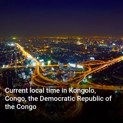 Current local time in Kongolo, Congo, the Democratic Republic of the Congo