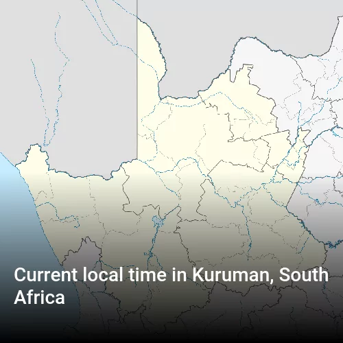 Current local time in Kuruman, South Africa