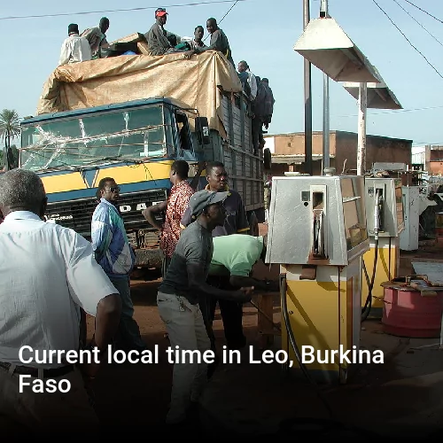 Current local time in Leo, Burkina Faso