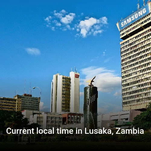 Current local time in Lusaka, Zambia
