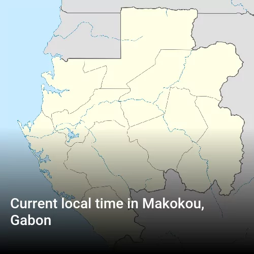 Current local time in Makokou, Gabon