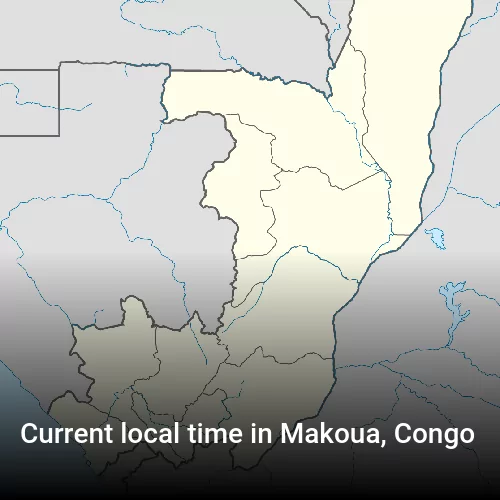 Current local time in Makoua, Congo