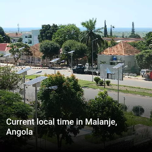 Current local time in Malanje, Angola