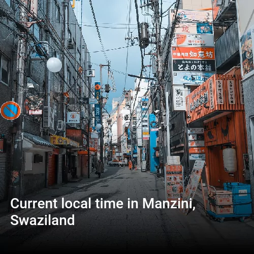 Current local time in Manzini, Swaziland