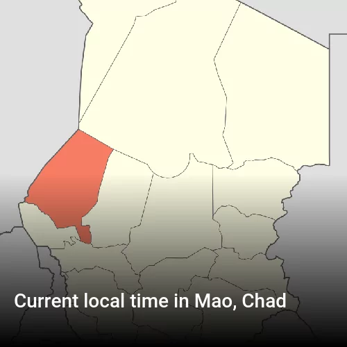 Current local time in Mao, Chad
