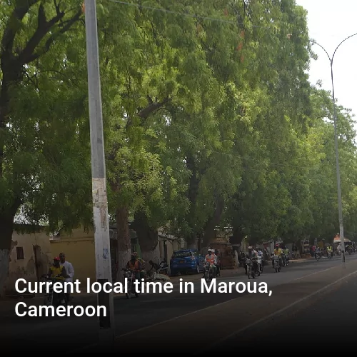 Current local time in Maroua, Cameroon