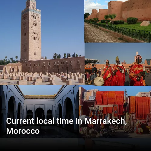 Current local time in Marrakech, Morocco