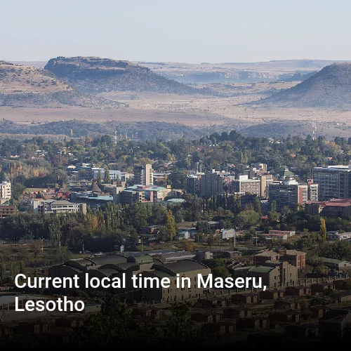 Current local time in Maseru, Lesotho