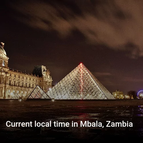Current local time in Mbala, Zambia