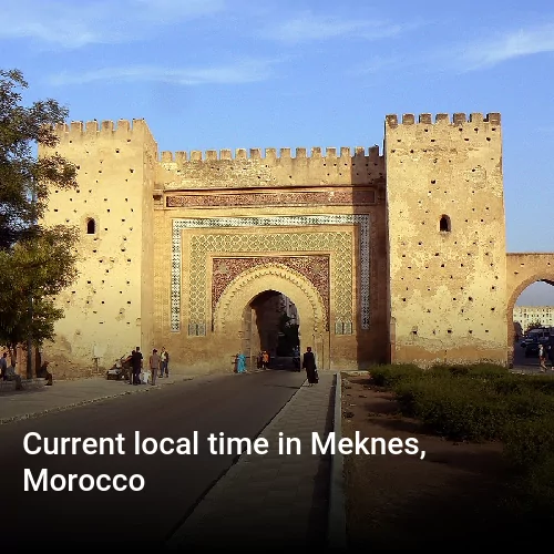 Current local time in Meknes, Morocco
