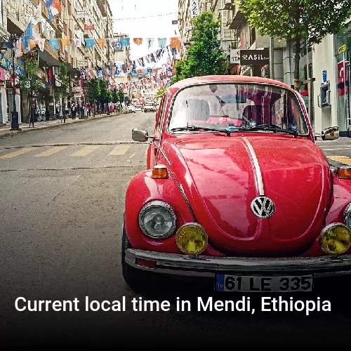 Current local time in Mendi, Ethiopia