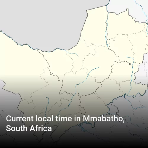 Current local time in Mmabatho, South Africa