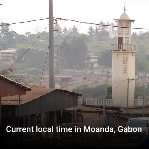 Current local time in Moanda, Gabon